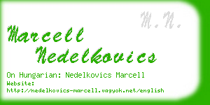 marcell nedelkovics business card